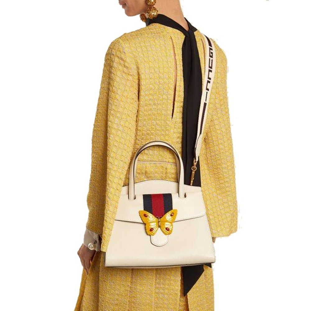 Gucci 505344 Totem Medium Leather Butterfly Bag - Picture 12 of 12